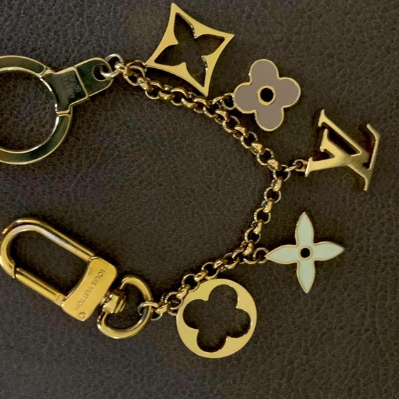 Louis Vuitton Fleur de Monogram Bag Charm Chain - Picture 1 of 6
